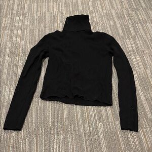 Zara Black Turtleneck Sweater